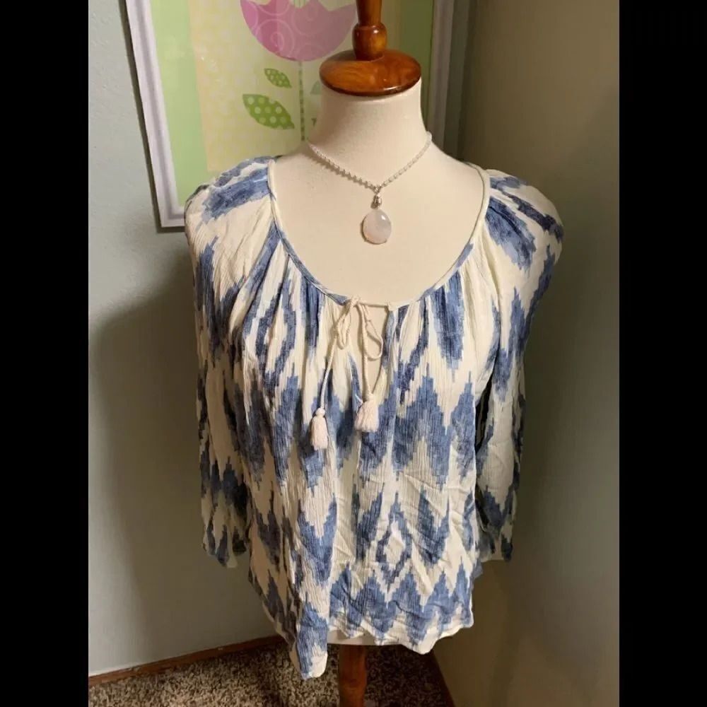 Love Stitch Pheasant Blouse 👚 3/4 Sleeves #57